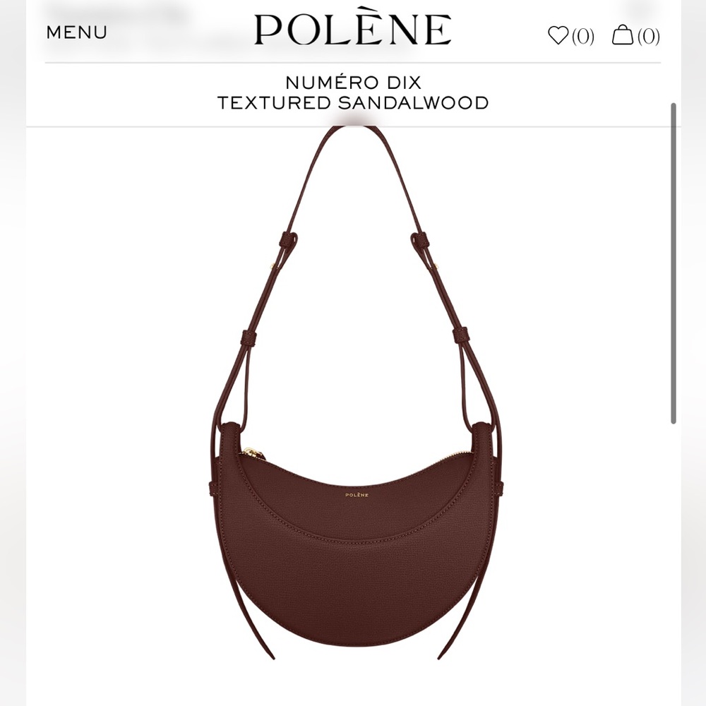 Polene Numero Dix purse - Sandalwood - Picture 4 of 13